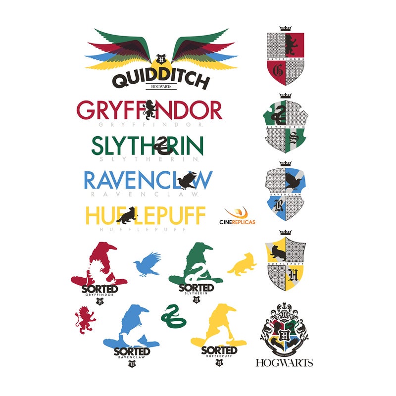 Cinereplicas Harry Potter - Stickers Logos (Set of 55) - Official License - Image 4